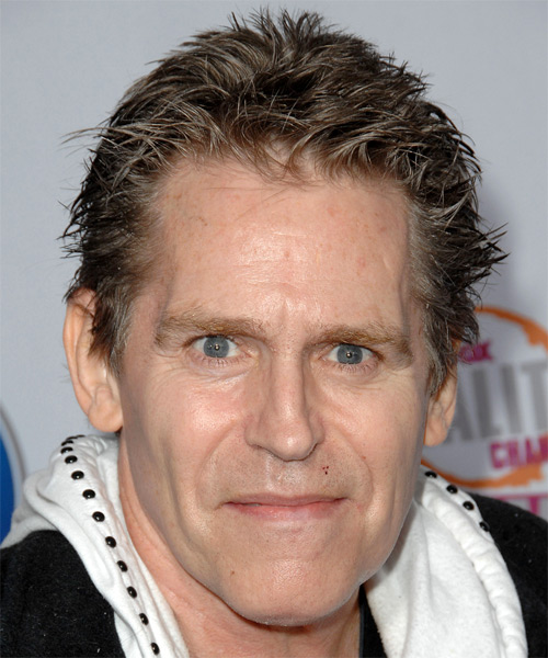 Jeff Conaway Short Straight   Dark Ash Brunette   Hairstyle