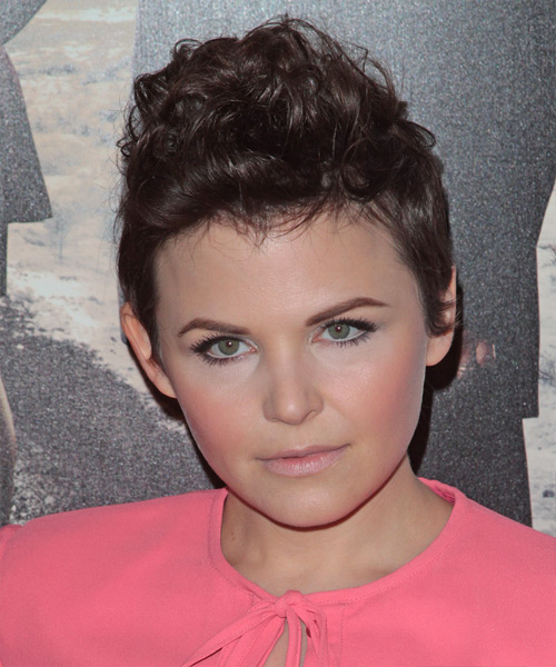 Ginnifer Goodwin Short Wavy    Chocolate Brunette