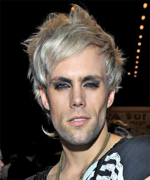 Justin Tranter Short Straight     Hairstyle