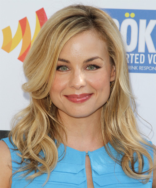 Jessica Collins Long Wavy    Golden Blonde   Hairstyle