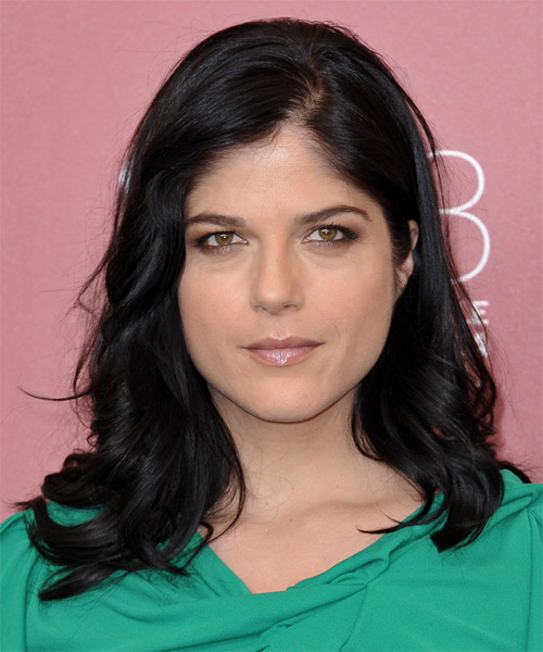 Selma Blair Medium Wavy   Black