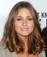 Colbie Caillat Medium Wavy Light Ash Brunette Hairstyle with Dark ...