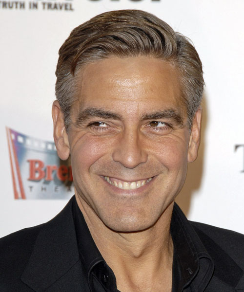 George Clooney Short Straight    Brunette