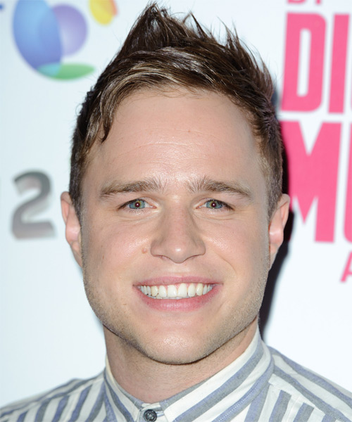 Olly Murs Short Straight   Light Ash Brunette Emo