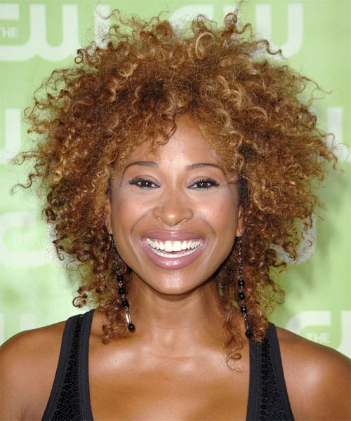 Tanika Ray Medium Curly Alternative Hairstyle