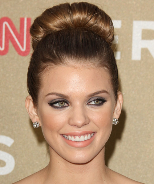 AnnaLynne McCord Straight   Light Golden Brunette - side view