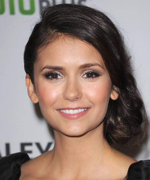 Nina Dobrev Updo Hairstyle