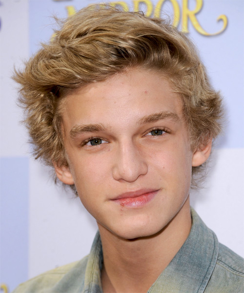 Cody Simpson Short Wavy    Golden Blonde   Hairstyle