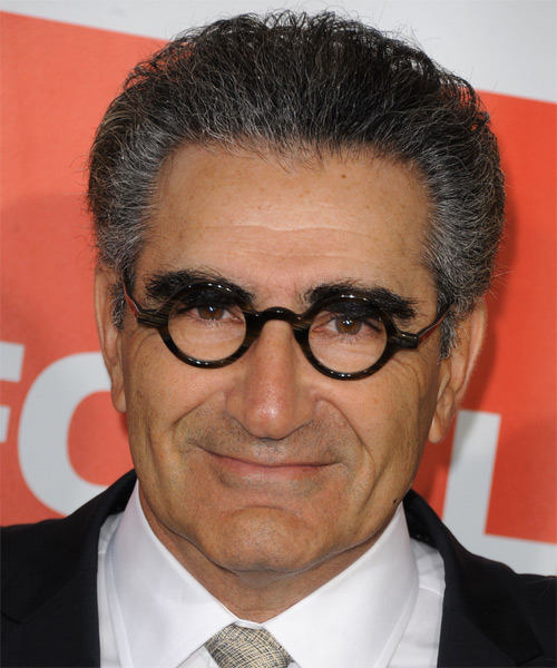 Eugene Levy  Short Straight   Black Salt and Pepper    Hairstyle