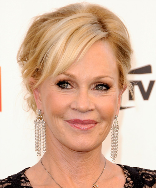 Melanie Griffith Updo Long Curly Formal Wedding Updo 