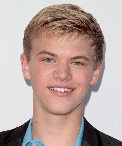 Kenton Duty Short Straight    Champagne Blonde   with Side Swept Bangs
