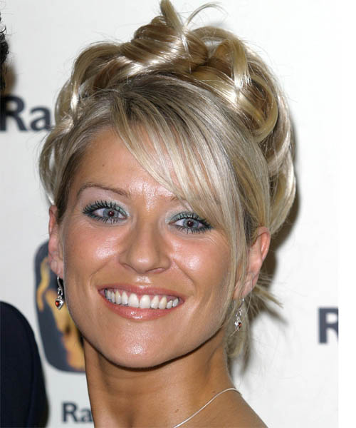 Zoe Lucker  Long Curly    Updo Hairstyle