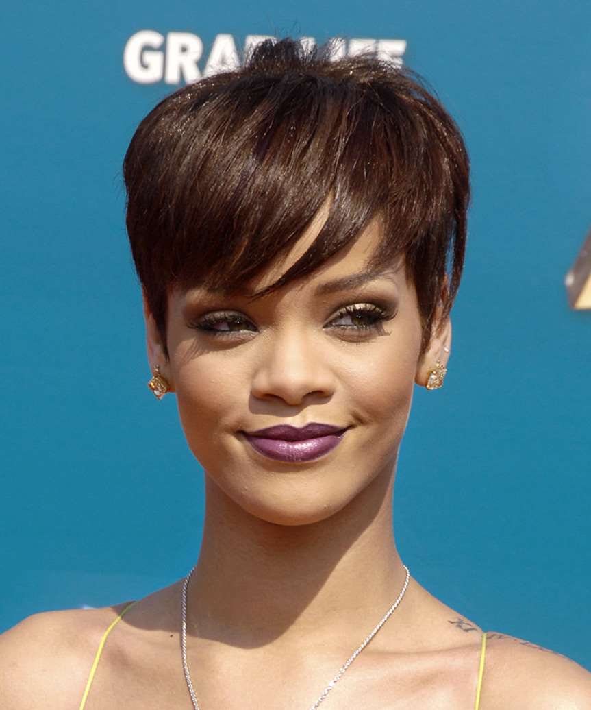 13 of Rihannas Trendiest Short Hairstyles  2019