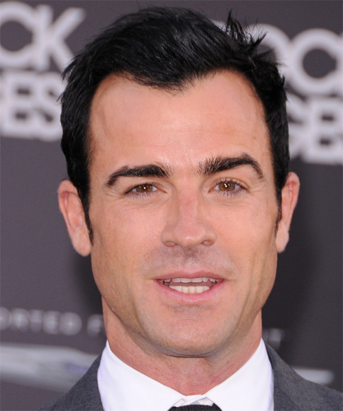Justin Theroux Short Straight   Black    Hairstyle