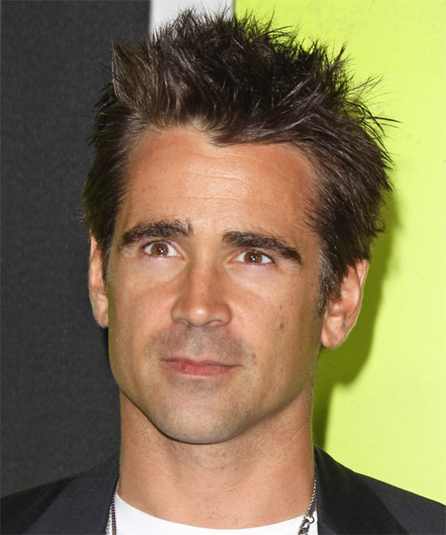 Colin Farrell Short Straight     Hairstyle
