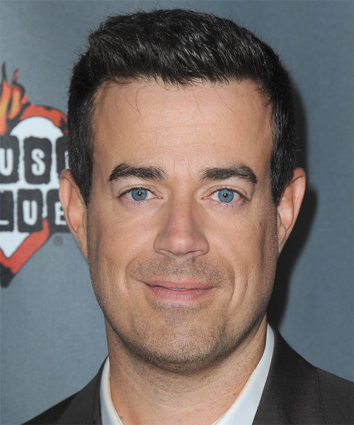 Carson Daly Short Straight   Black    Hairstyle