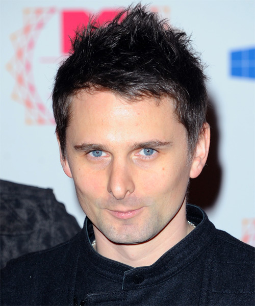 Matthew Bellamy Short Straight   Dark Brunette