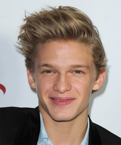 Cody Simpson Short Straight    Ash Blonde   Hairstyle   with Light Blonde Highlights
