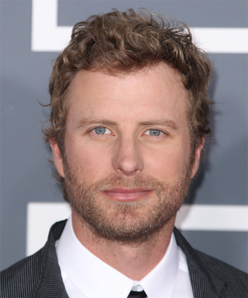 Dierks Bentley Short Curly   Dark Strawberry Blonde