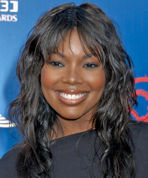 Gabrielle Union Long Wavy   Black