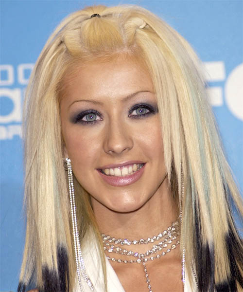 Christina Aguilera Long Straight hairstyle