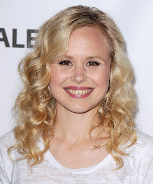 Alison Pill Medium Curly     Hairstyle