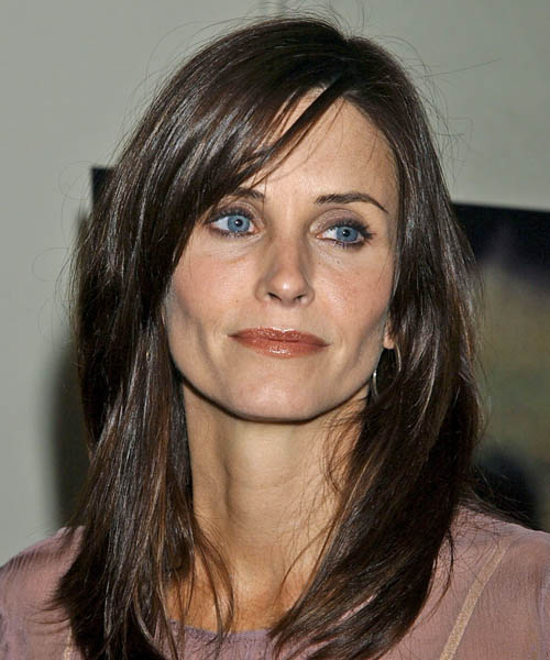 Courteney Cox Long Straight     Hairstyle