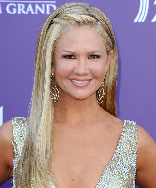 Nancy O Dell Long Straight   Light Blonde   Hairstyle