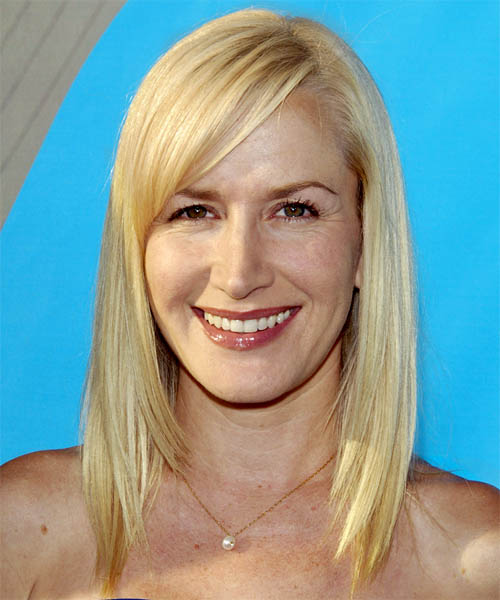 Angela Kinsey Long Straight     Hairstyle