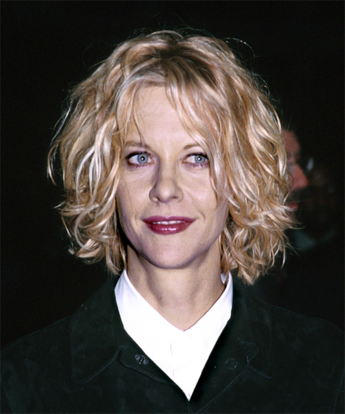 Meg Ryan Medium Wavy Shag Hairstyle