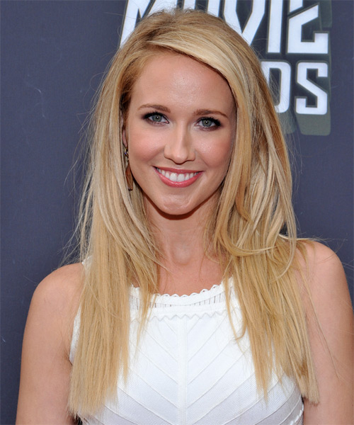 Anna Camp Long Straight   Light Golden Blonde   Hairstyle
