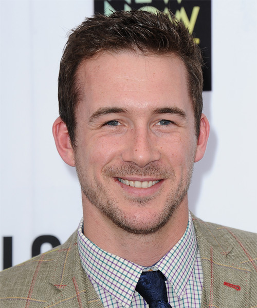 Barry Sloane Short Straight    Chocolate Brunette   Hairstyle