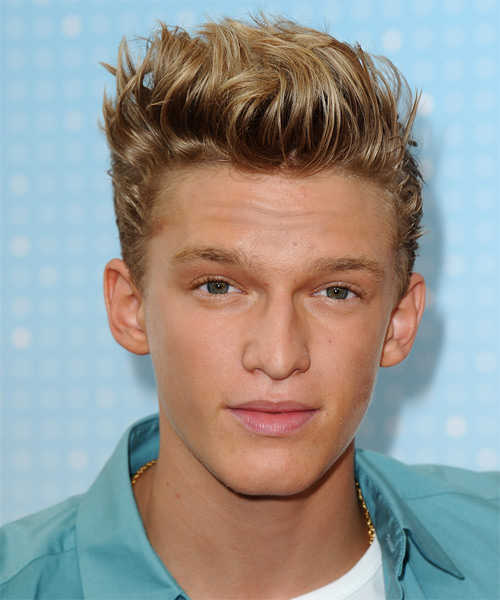 Cody Simpson Short Straight    Golden Blonde   Hairstyle   with Light Blonde Highlights