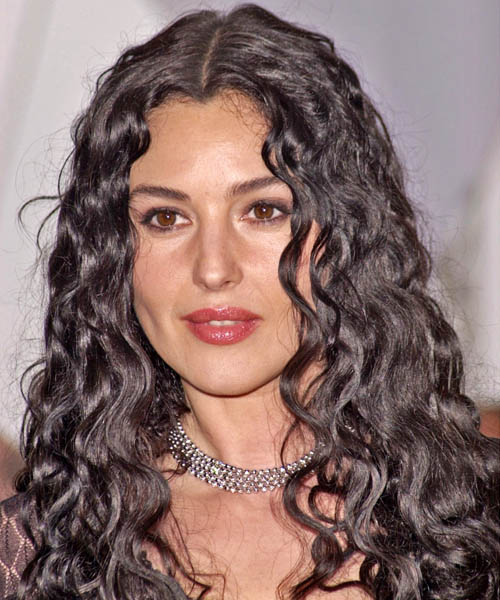 Monica Bellucci Long Curly   Black    Hairstyle