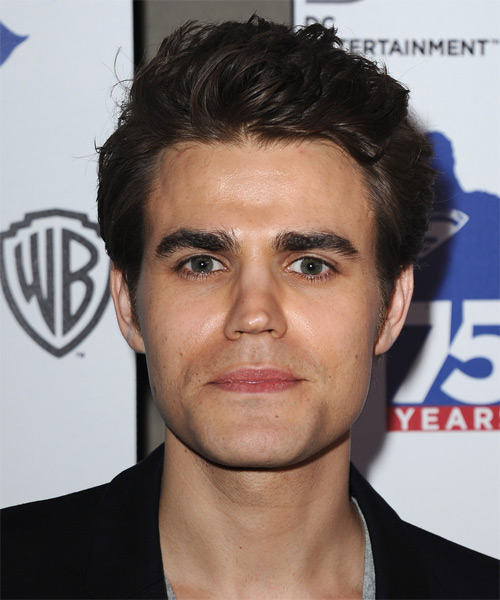 Paul Wesley Short Straight     Hairstyle  