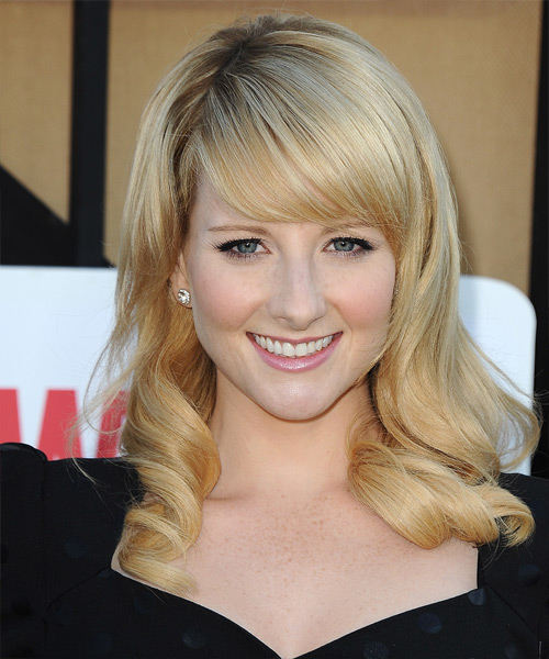 Melissa Rauch Long Wavy     Hairstyle