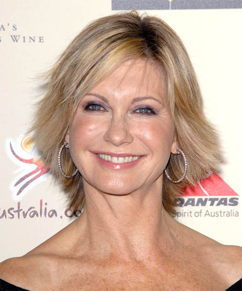 Olivia Newton-John Short Straight     Hairstyle