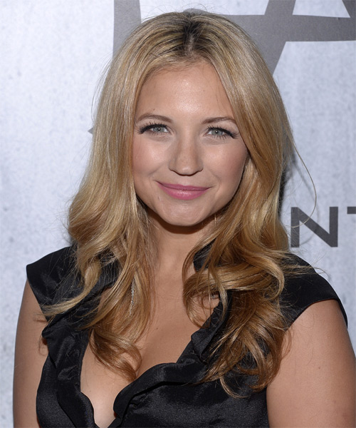 Vanessa Ray Long Wavy     Hairstyle