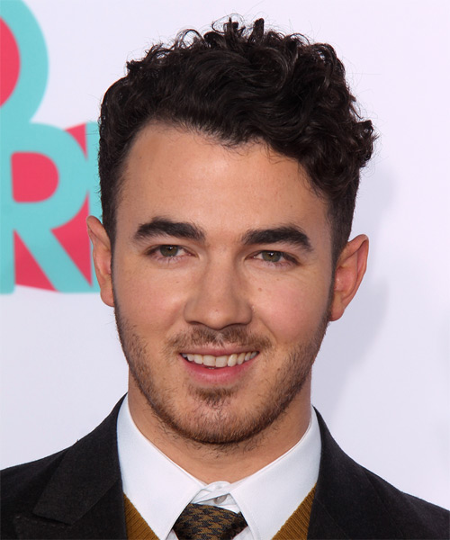 Kevin Jonas Short Curly Hairstyle