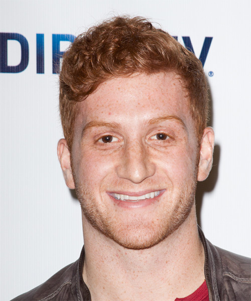 Dan Godlin Short Curly Copper Red Hairstyle   Dan Godlin Short Curly Copper Red Hairstyle