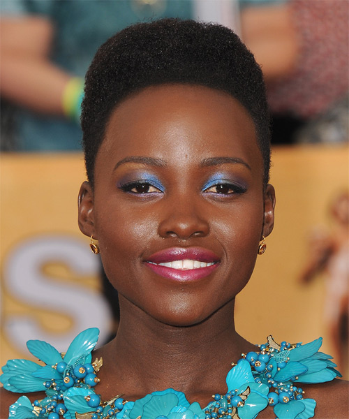 Lupita Nyongo Short Curly Black Hairstyle