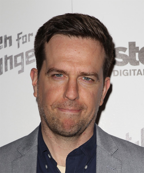 Ed Helms Short Straight   Dark Brunette