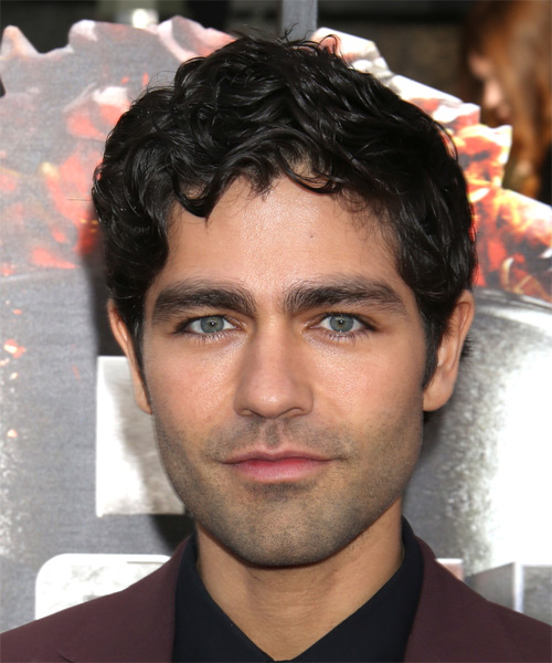 Adrian Grenier Short Wavy   Black    Hairstyle