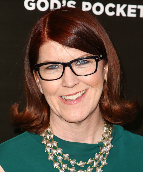 Kate Flannery Medium Straight    Red Bob