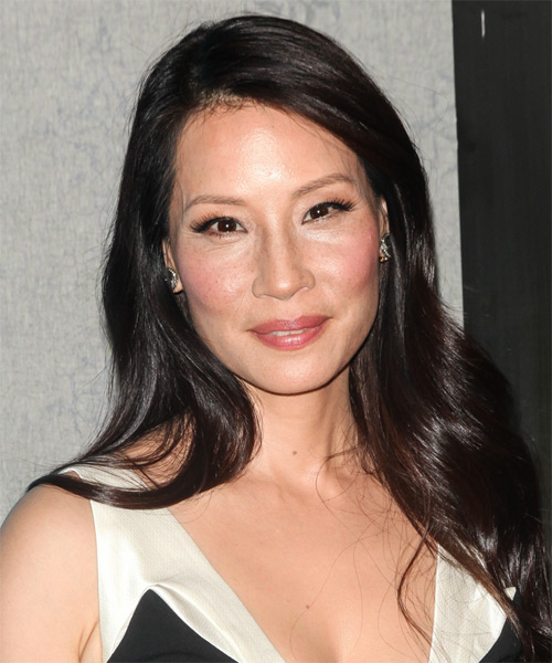 Lucy Liu Long Summer hairstyle