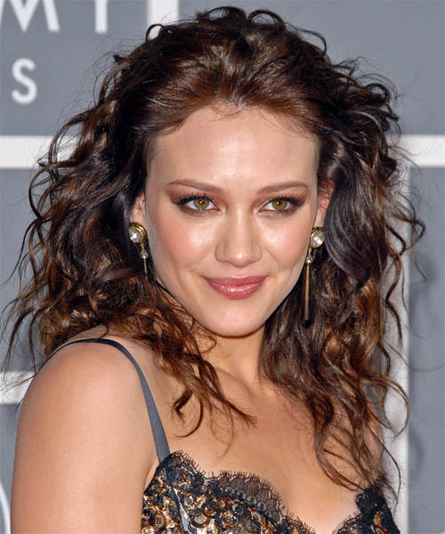 Hilary Duff Long Curly     Hairstyle