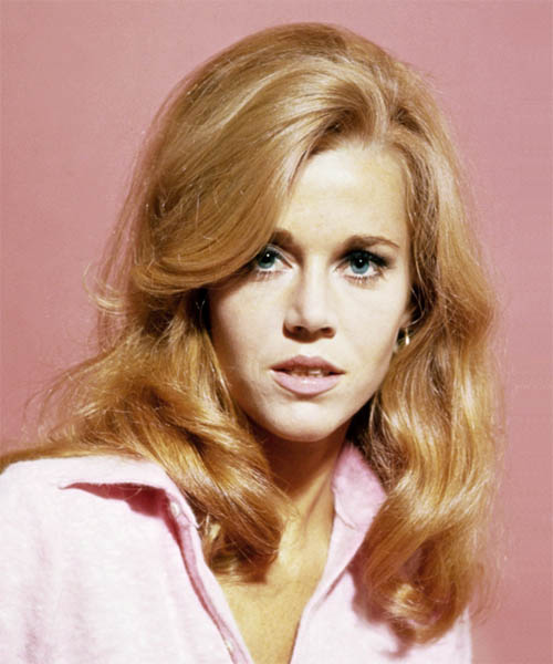 Jane Fonda's Classic Long Hairstyle