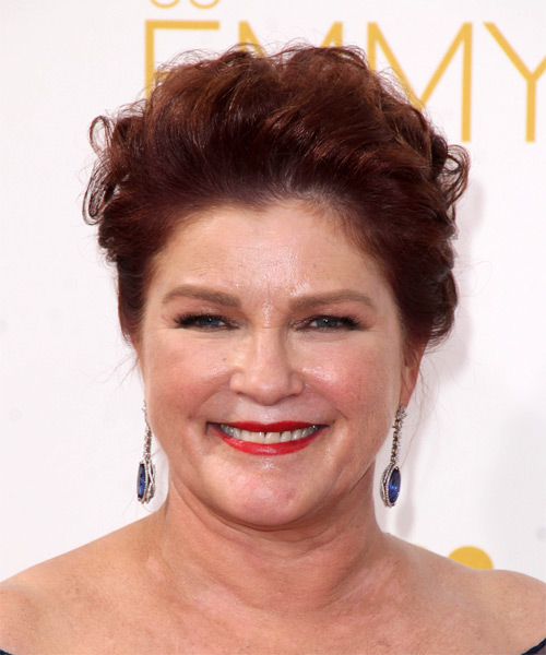 Kate Mulgrew Short Straight   Dark Red   Hairstyle