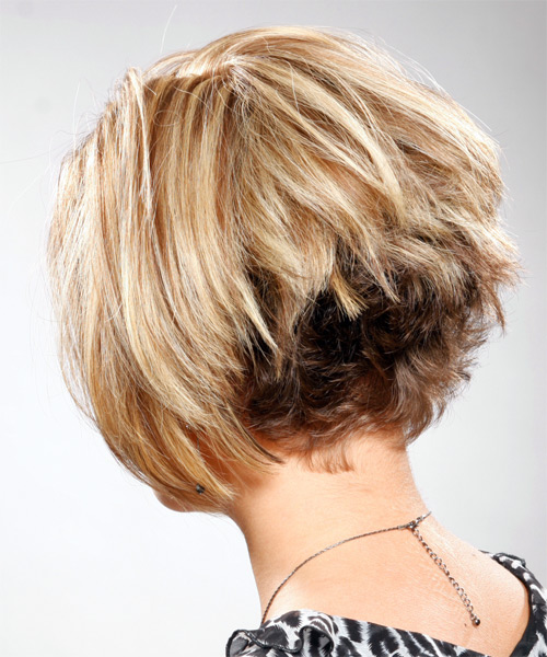 Straight    Blonde and Light Blonde Two-Tone - side on view