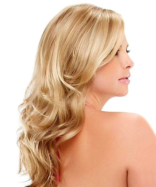 Long Straight     Hairstyle - view from the side